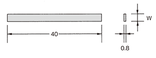 Flat : 0.8 t × 4w and 6w