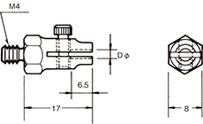 M4ネジ･円柱工具用