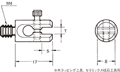 M4ネジ･平板状工具用