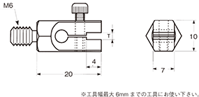 用于M6螺丝和平面工具